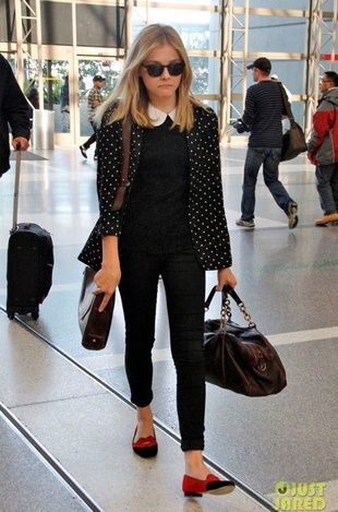 Chloe Moretz at the Airport May 2012