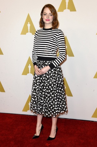 Emma Stone Oscars Nominees Luncheon February 2, 2015