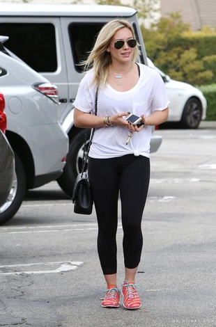 Hilary Duff Out in Beverly Hills April 18, 2014