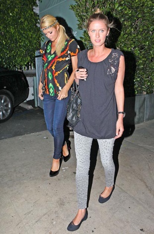 Nicky Hilton Leaving Il Ristorante Di Giorgio Baldi July 29, 2011