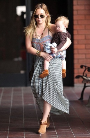 Hilary Duff Arriving at Babies First Class in West Hollywood March 13, 2013