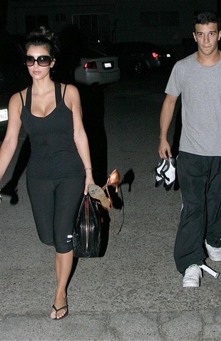 Kim Kardashian Out For Dance Practice September 8, 2008