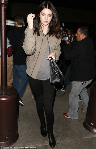 Kendall Jenner Jack N Jills Too Cafe January 20, 2015