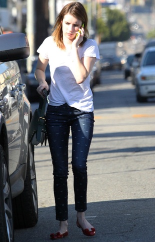 Emma Roberts Santa Monica February 14, 2013