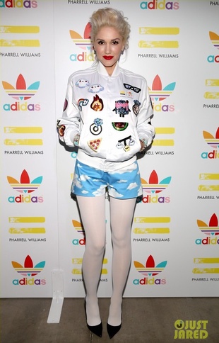 Gwen Stefani Pharrell X Adidas Originals Collaboration Launch December 3, 2014