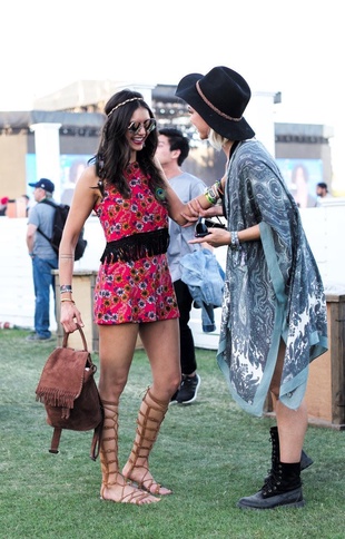 Nina Dobrev Coachella April 2016