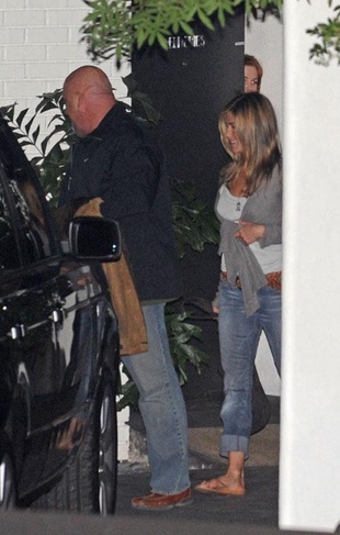 Jennifer Aniston Out For a Party October 19, 2008