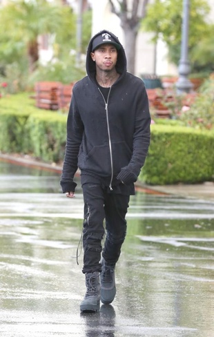 Tyga Out in Calabasas November 3, 2015