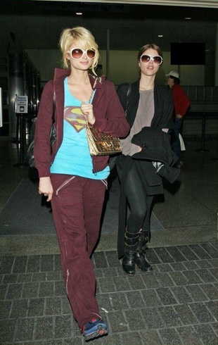 Paris Hilton at LAX Airport December 16, 2007