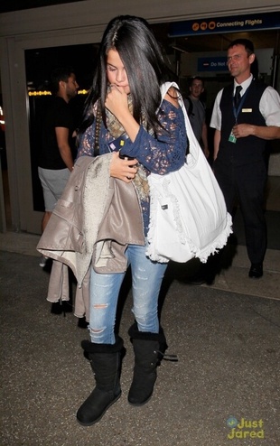 Selena Gomez at LAX May 25, 2012