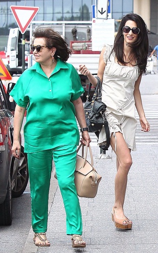 Amal Clooney Milan Airport June 25, 2014