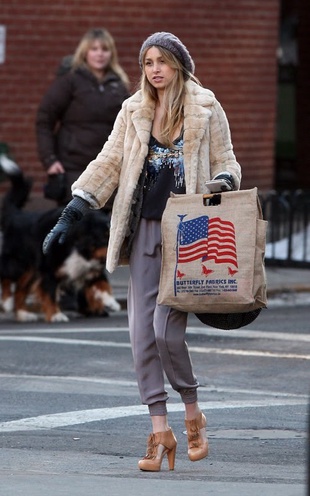 Whitney Port Out in New York April 5, 2010