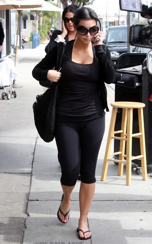 Kim Kardashian Out in West Hollywood February 23, 2010