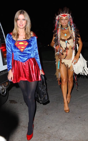 Nicky Hilton at the Playboy Mansion's Halloween party October 302010