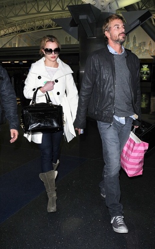 Britney Spears at JFK Airport December 19, 2009