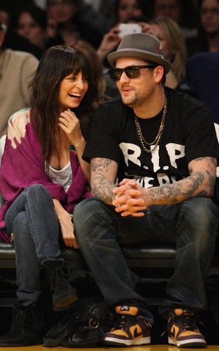 Nicole Richie at the Lakers Game in Los Angeles December 29, 2009