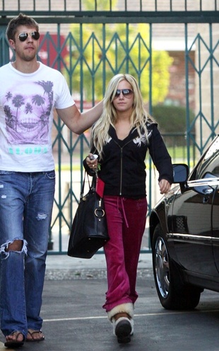 Ashley Tisdale Leaving Her House with Martin Johnson in Toluca Lake February 14, 2012