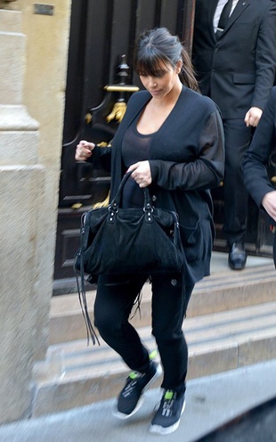 Kim Kardashian Paris April 2, 2013