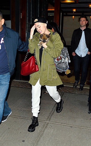 Miley Cyrus Out in New York April 6, 2014