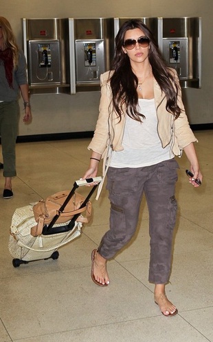 Kim Kardashian at LAX August 3, 2011