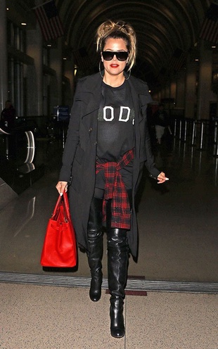 Khloe Kardashian LAX Airport April 20, 2014