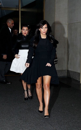 Kim Kardashian Leaving the Today Show in New York January 15, 2013