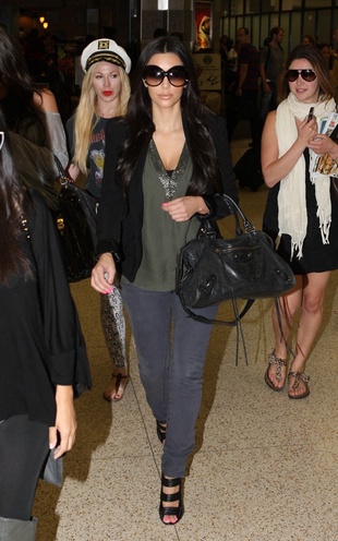 Kim Kardashian Arriving in Miami July 16, 2010