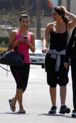 Kim Kardashian Out at the Gym in Hollywood July 8, 2009