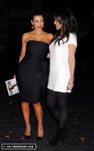 Kim Kardashian Vanity Fair Dinner April 2, 2009