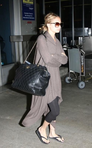 Nicole Richie Arriving at LAX Airport August 3, 2008