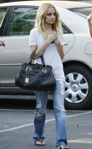 Nicole Richie Leaving Watts Up Studio in West Hollywood July 18, 2008