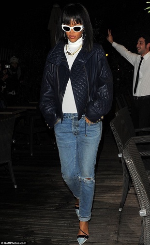 Rihanna Paris France February 28, 2014