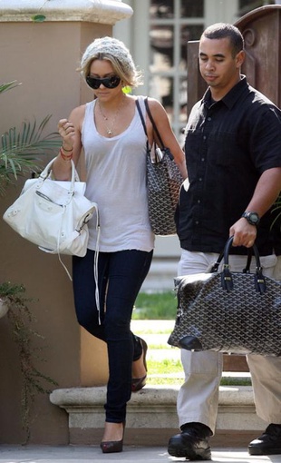 Lauren Conrad Leaving Her Hollywood Home September 13, 2008