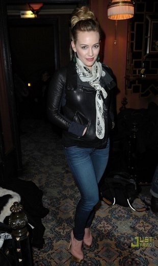 Hilary Duff at the Hotel Costes in Paris February 3, 2011