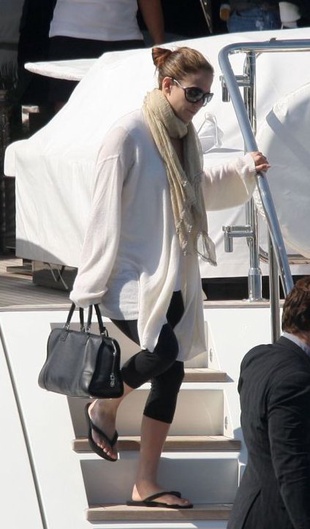 Jennifer Lopez on a Yacht in Monaco May 15, 2010