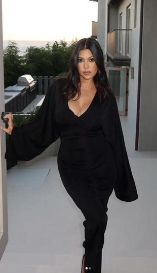 black long sleeve maxi dress?