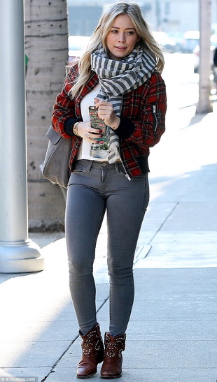 Hilary Duff Beverly Hills December 30, 2014