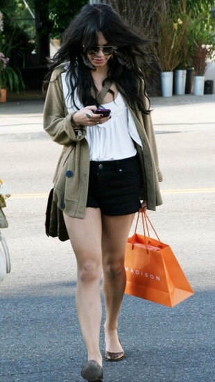 Vanessa Hudgens Out at Fred Segal February 25, 2009