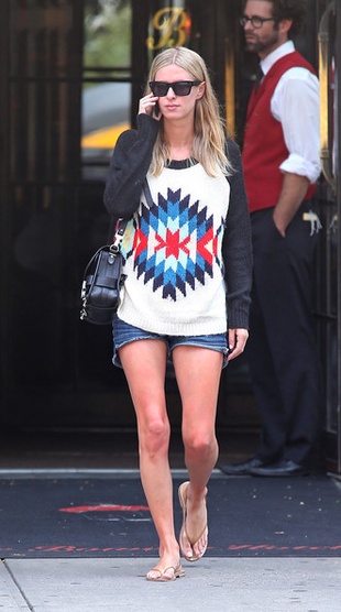 Nicky Hilton Waiting For a Cab in New York City September 10, 2012