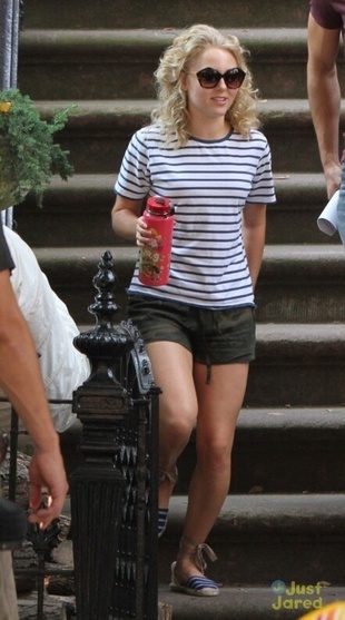 Annasophia Robb the Carrie Diaries Set September 12, 2013