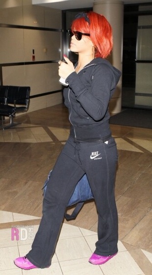 Rihanna at LAX Airport May 25, 2011