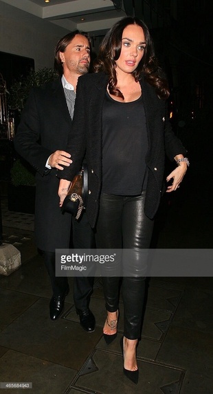 Tamara Ecclestone Scott's Restaurant on January 28, 2014