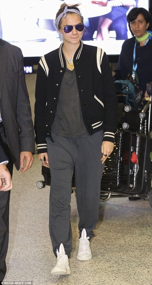 Cara Delevingne Sydney Airport July 4, 2015