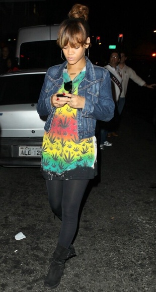 Rihanna Arriving at a Club in Rio De Janeiro September 22, 2011