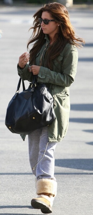 Ashley Tisdale Leaving Her House with Martin Johnson in Toluca Lake February 14, 2012