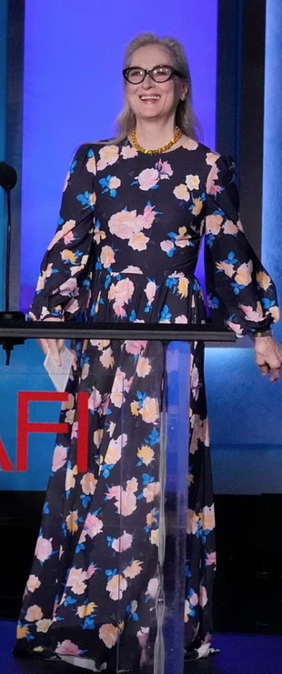 floral long sleeve dress?