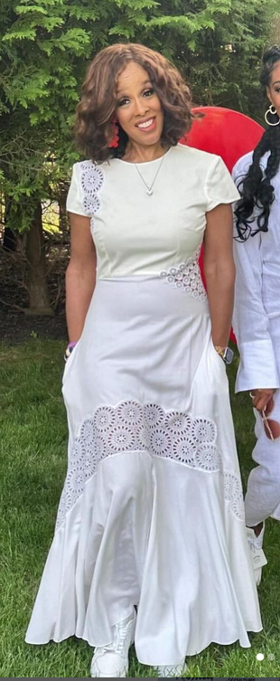 white eyelet dress?