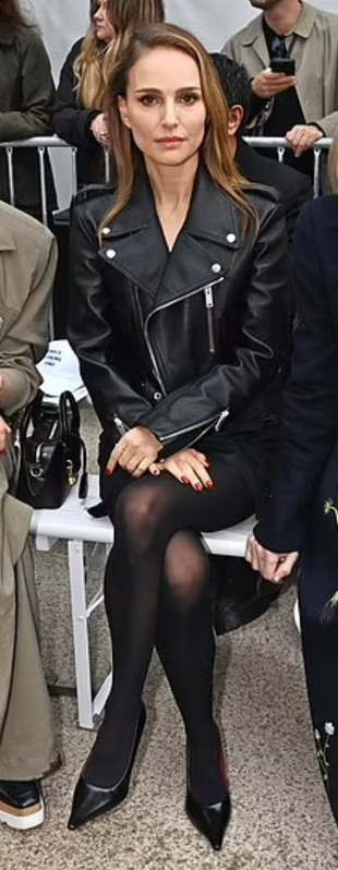 black leather jacket?