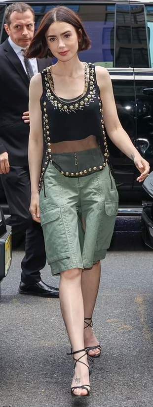 black studded top?