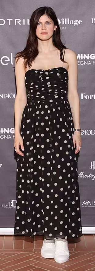 black and white dot dress?